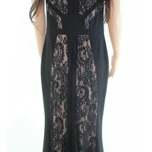 LM Collection Lace Racerback Flare Gown Dress $298 - Picture 2 of 6